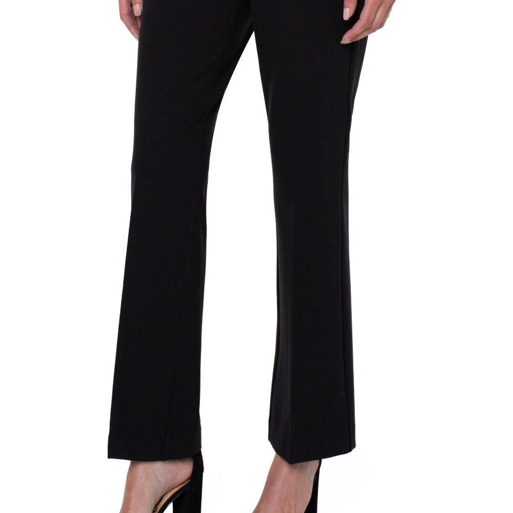 NWT Liverpool Kelsey Flare Ponte Pants In Black - Picture 4 of 8